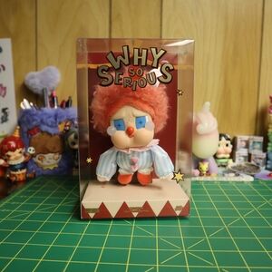 Why So Serious Clown Doll - Red and Blue